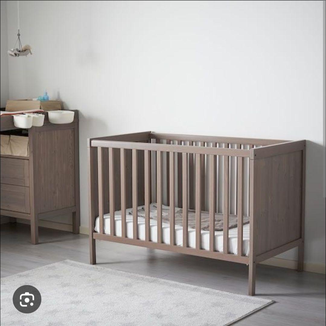 IKEA ベビーベッド Sundvik Crib グレー