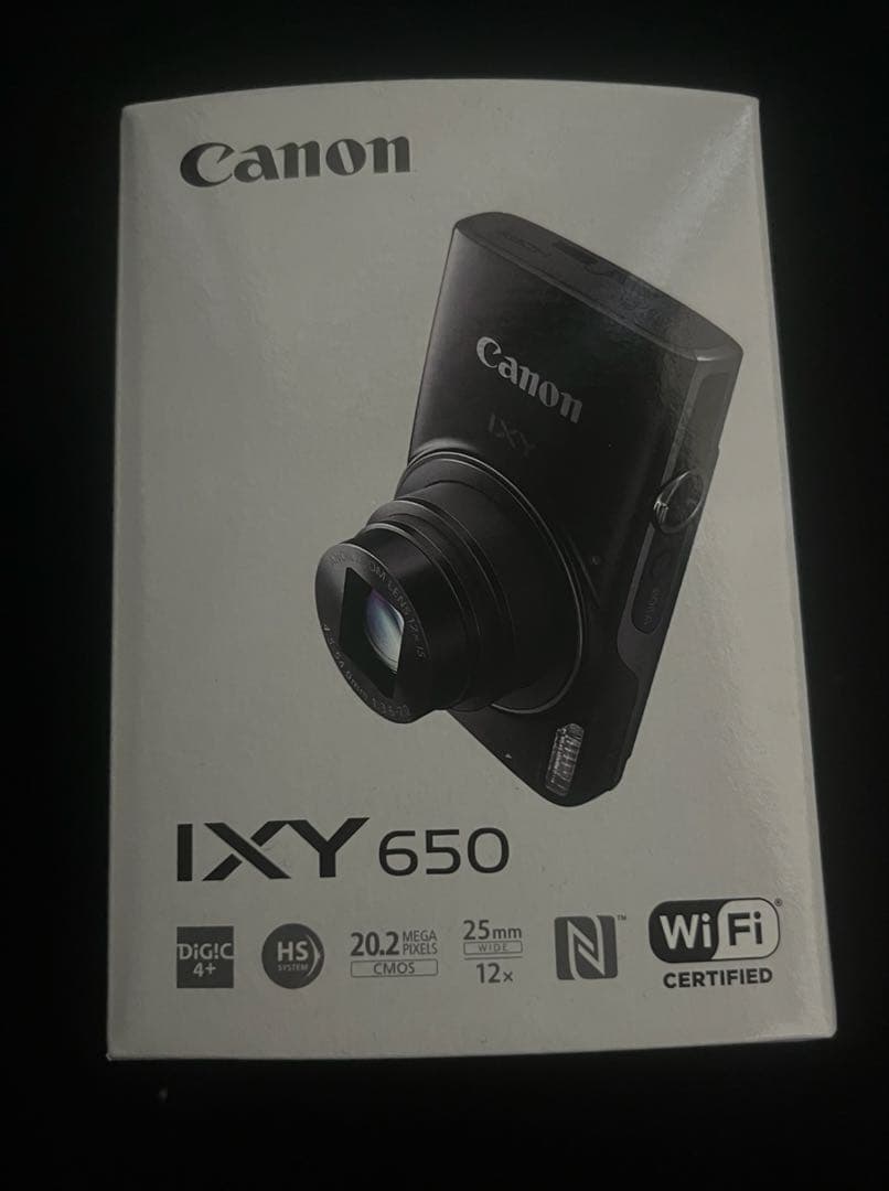 【新品未開封】Canon IXY 650 コンパクトデジタルカメラ　ブラック