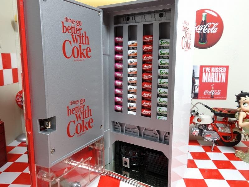 絶版★コカコーラ オールドビンテージ 自販機型 バンク 音楽＆効果音