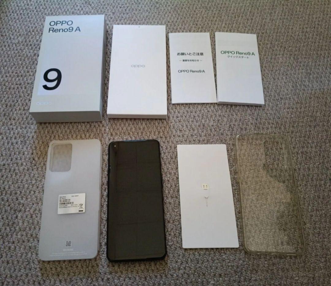 OPPO Reno9 A 黒ナイトブラック ワイモバイル版 SIMフリー