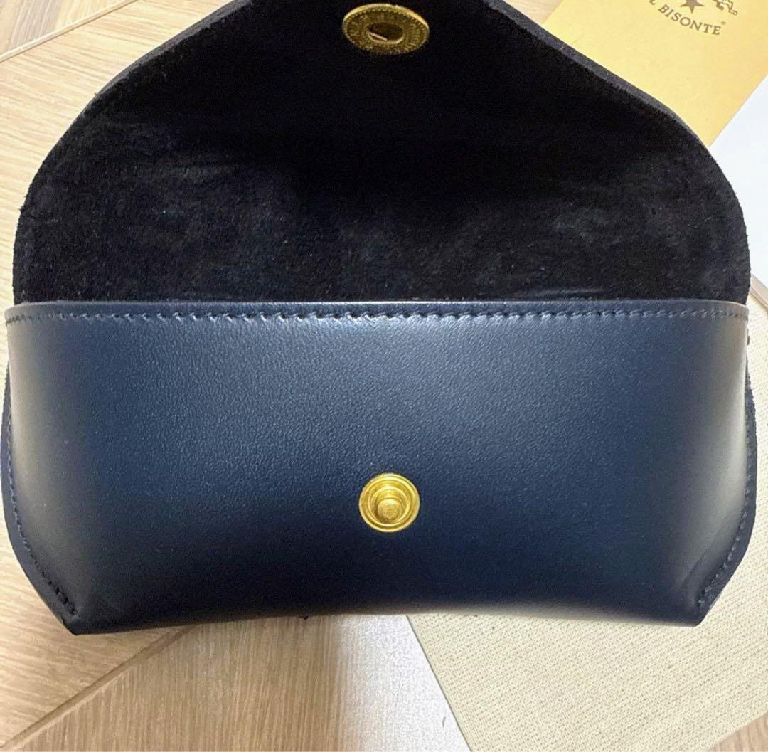 ✨️美品✨️IL BISONTE サングラスケース メガネケース ブラック