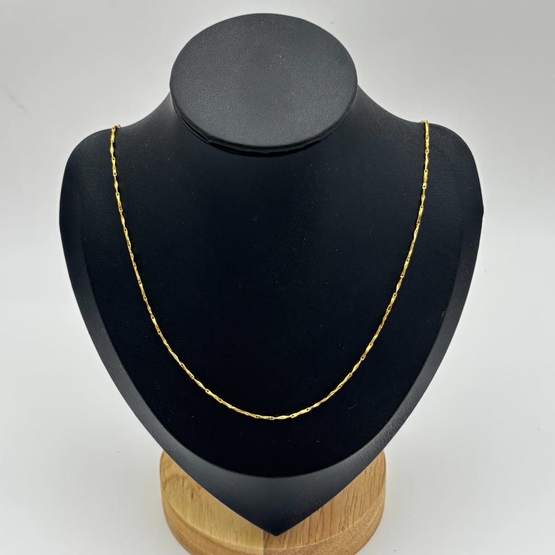 ⭐ 極美品 ✨K18金 ツイストチェーンネックレス 長さ 45cm