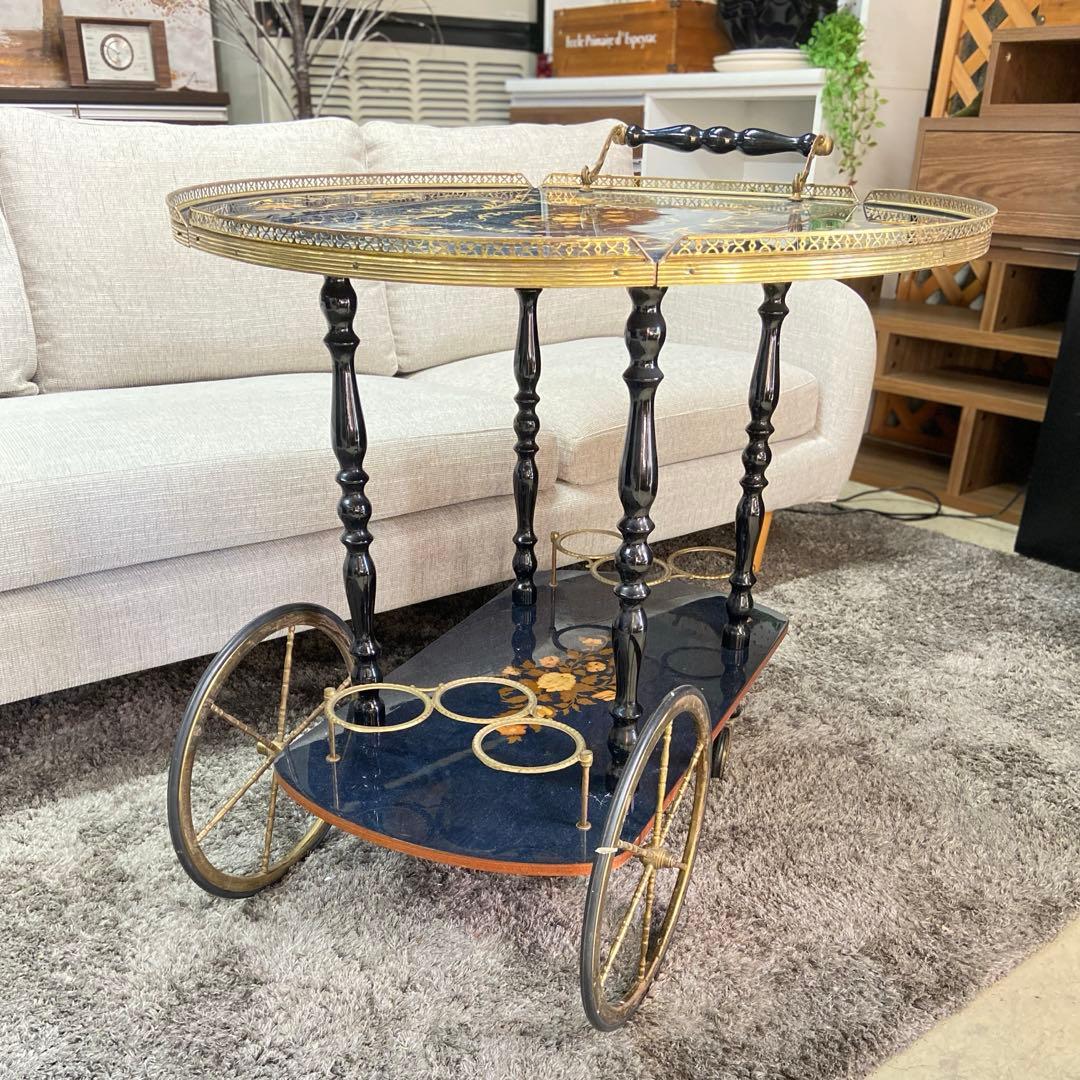 イタリア製 キッチンワゴン ティーワゴン サービスワゴン バタフライ