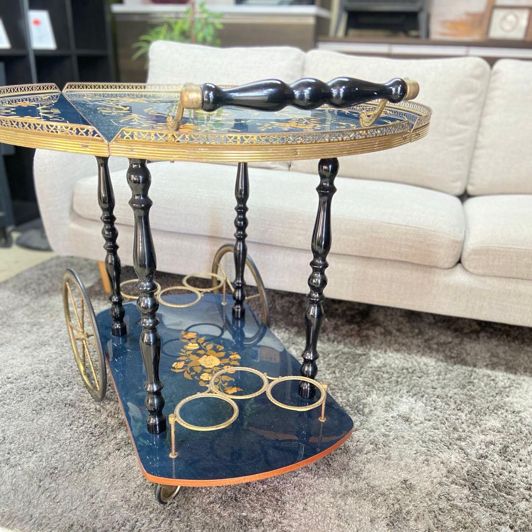 イタリア製 キッチンワゴン ティーワゴン サービスワゴン バタフライ