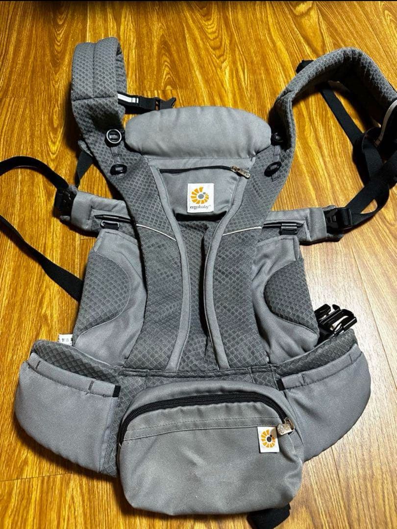 美品エルゴベビー 抱っこ紐 グレー