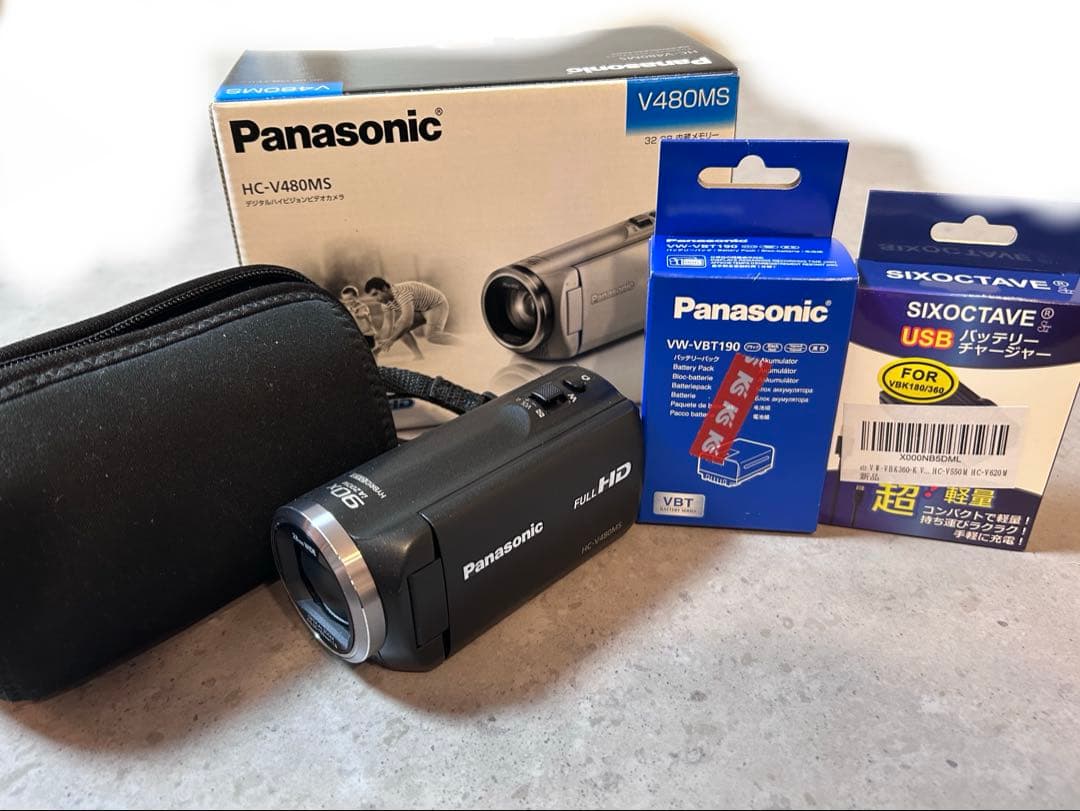 美品!！Panasonic HC-V480MS ビデオカメラ 本体