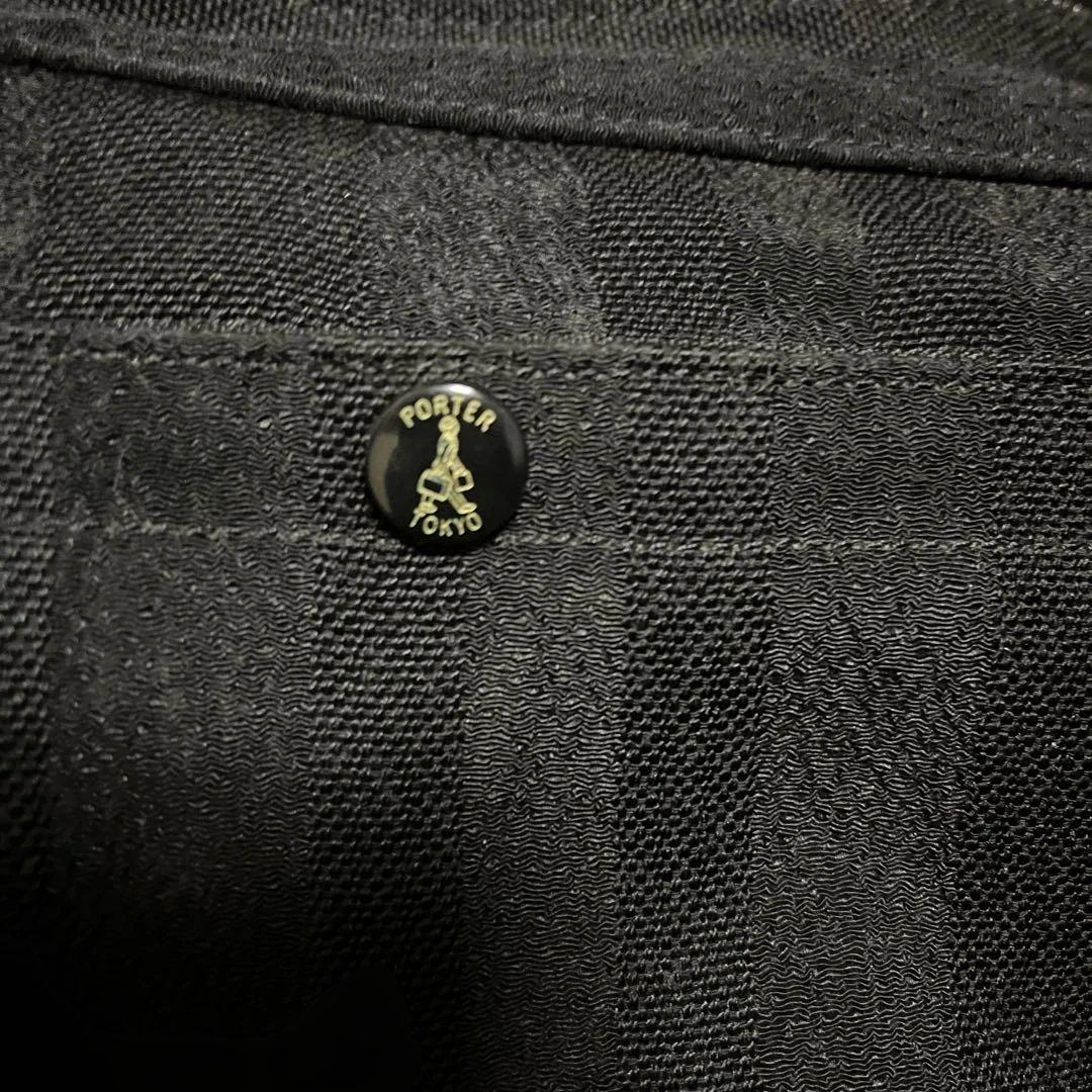 PORTERタンゴブラック 吉田カバン 三日月型ショルダーバッグ　70周年記念