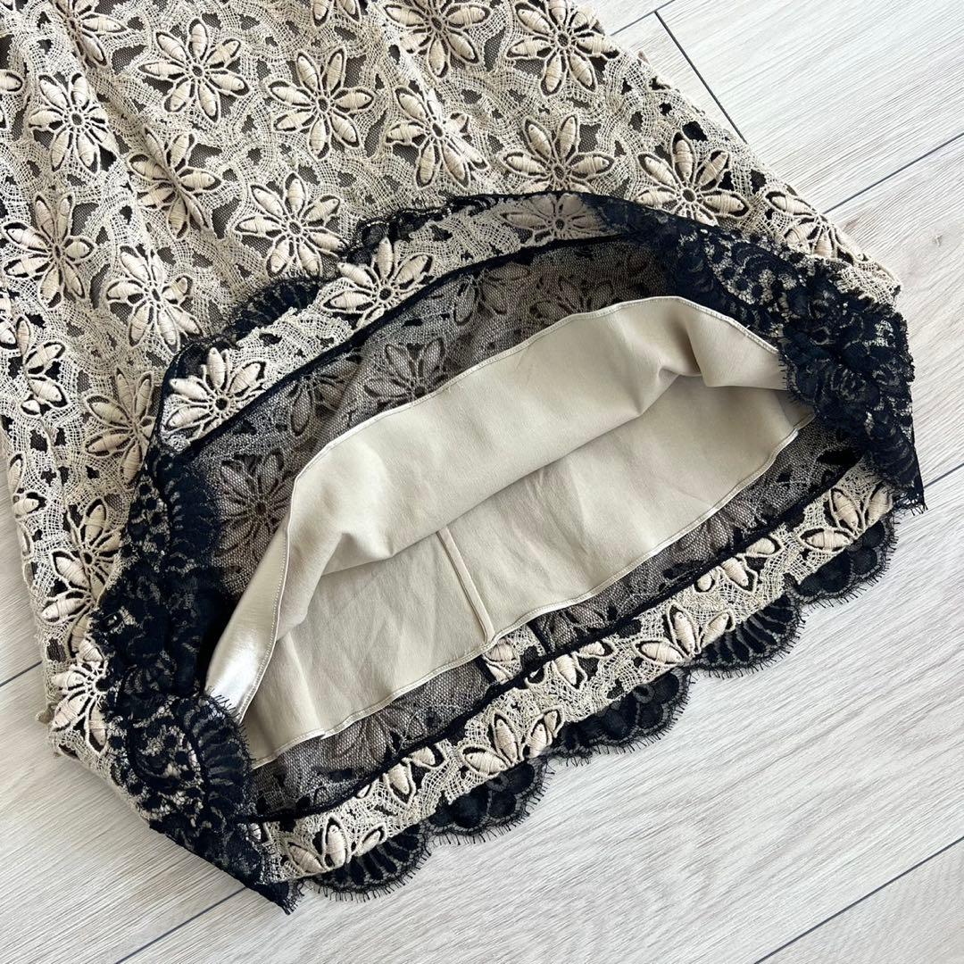 【美品】DOLCE&GABBANA ドレス　総レース　パーティー　フォーマル