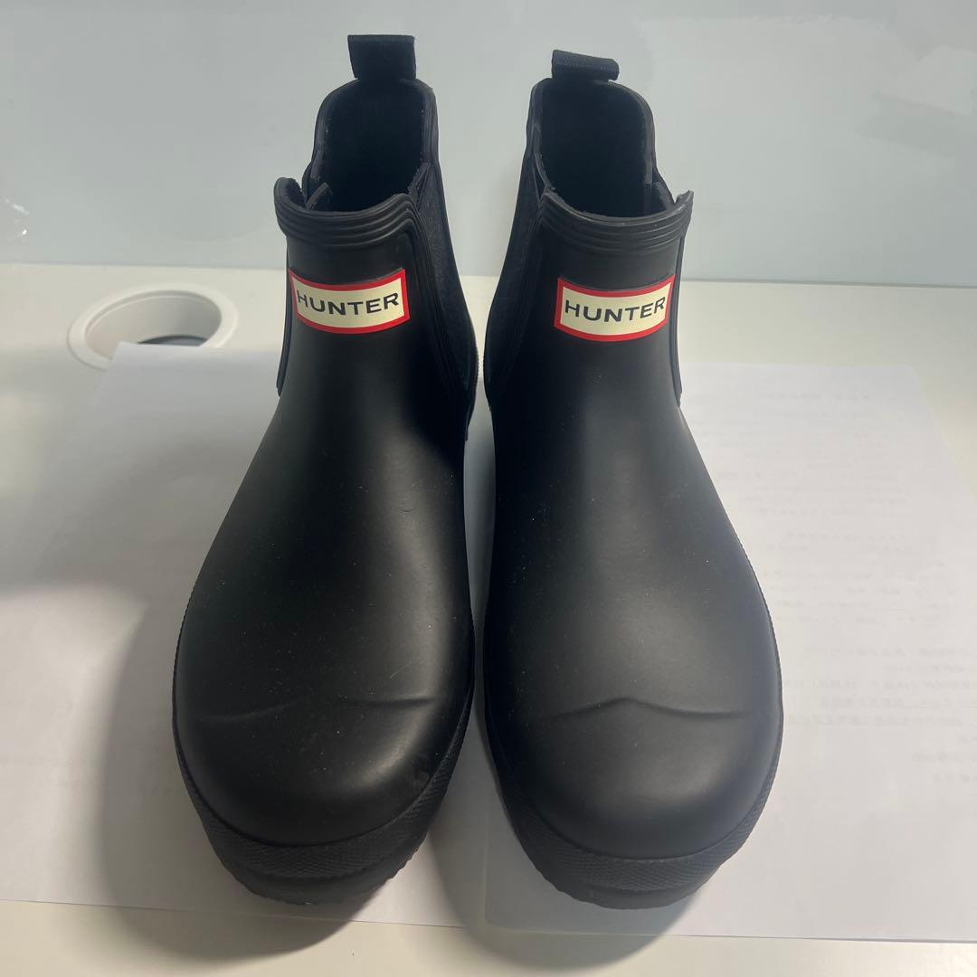 HUNTER メンズ オリジナル チェルシー ブーツ - ブラック