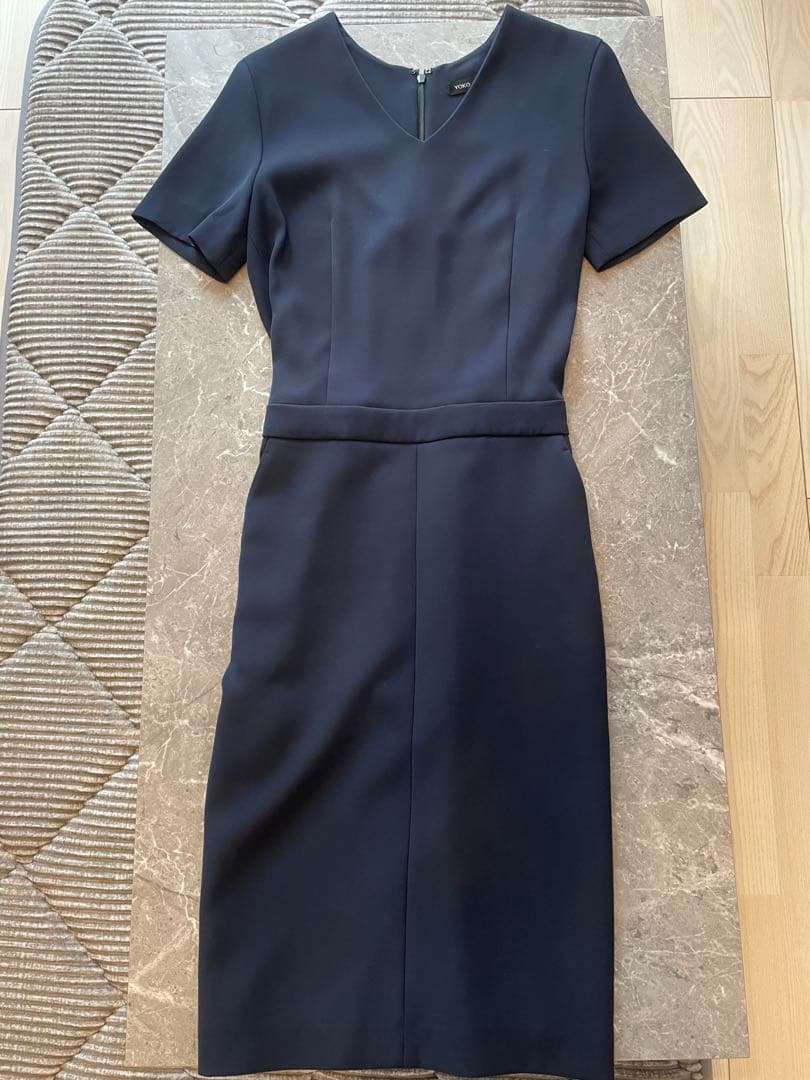 値下げ　ヨーコチャン ウエストギャザーワンピース