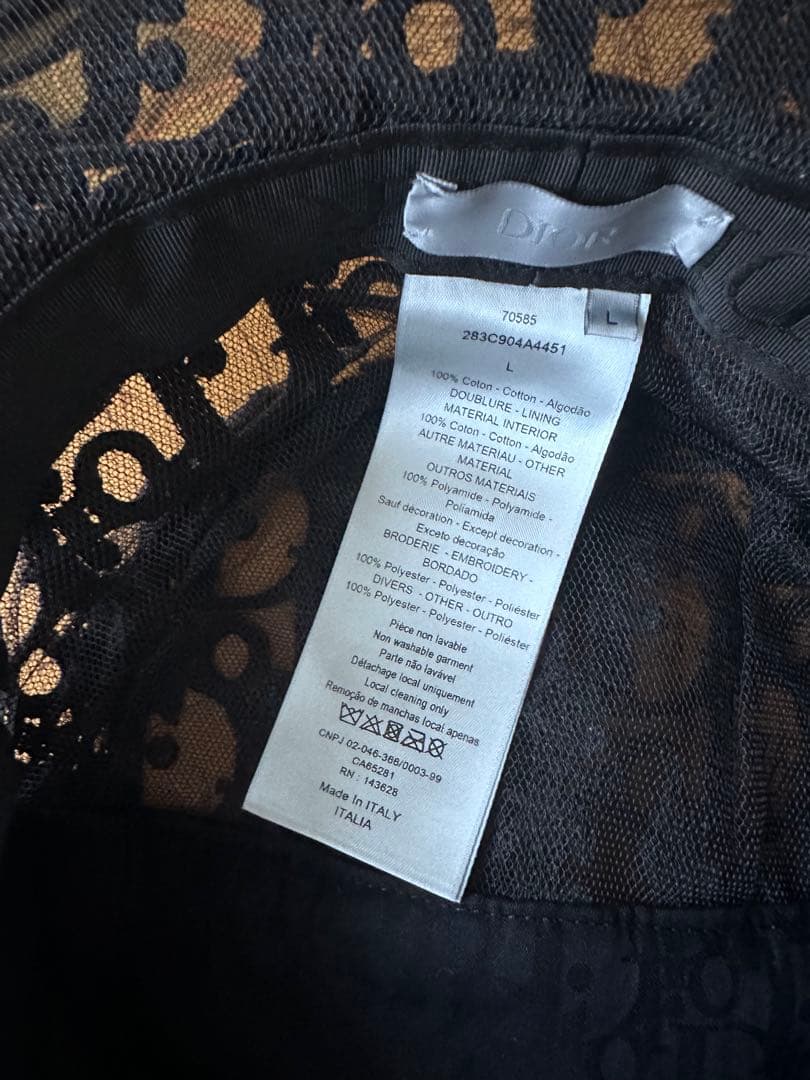 22ss dior ハット　283C904A4451 Lサイズ