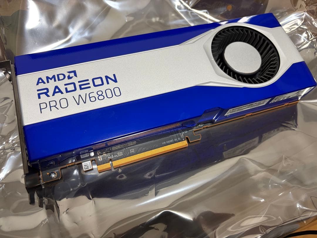 グラフィックボード・グラボ・ビデオカード ACUBE Radeon pro w6800 GDDR6 32GB