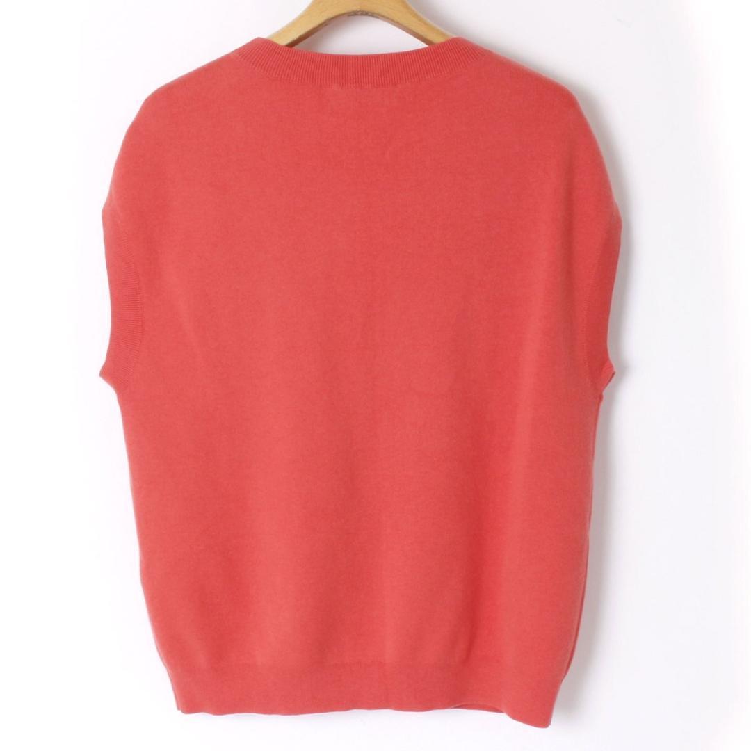 CABaN コットン カシミヤ クルーネック ニットベスト