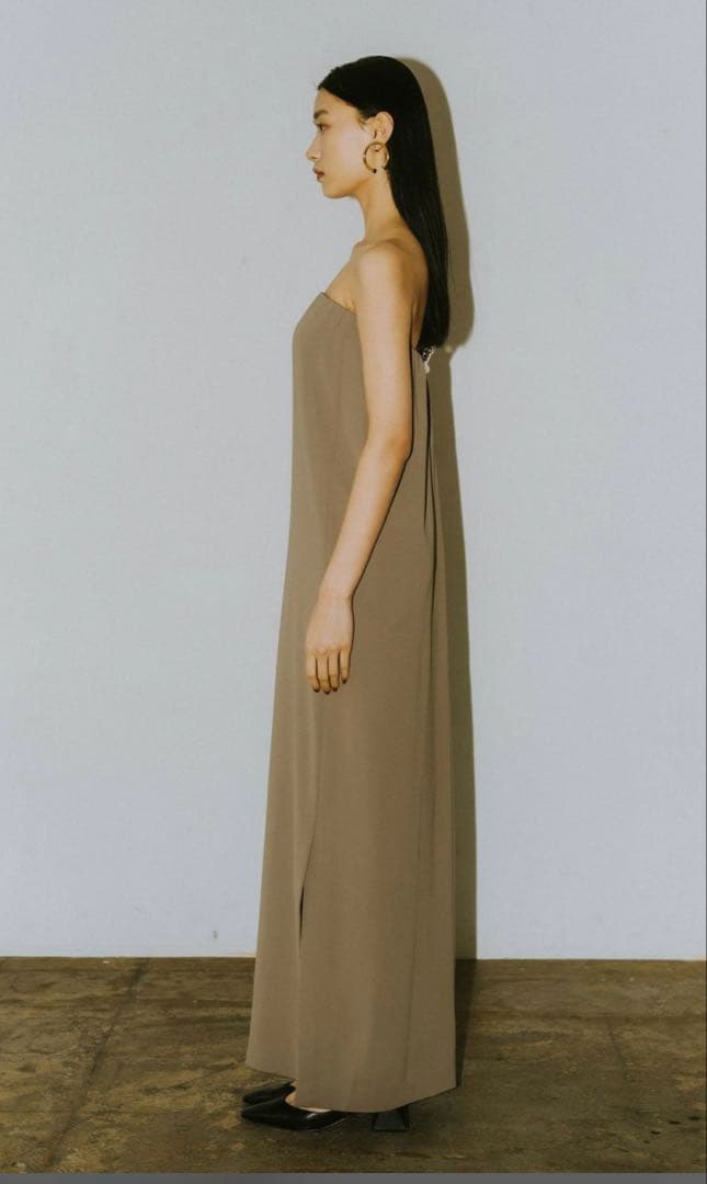 ANDRÉSD back sheer gilet setup dress