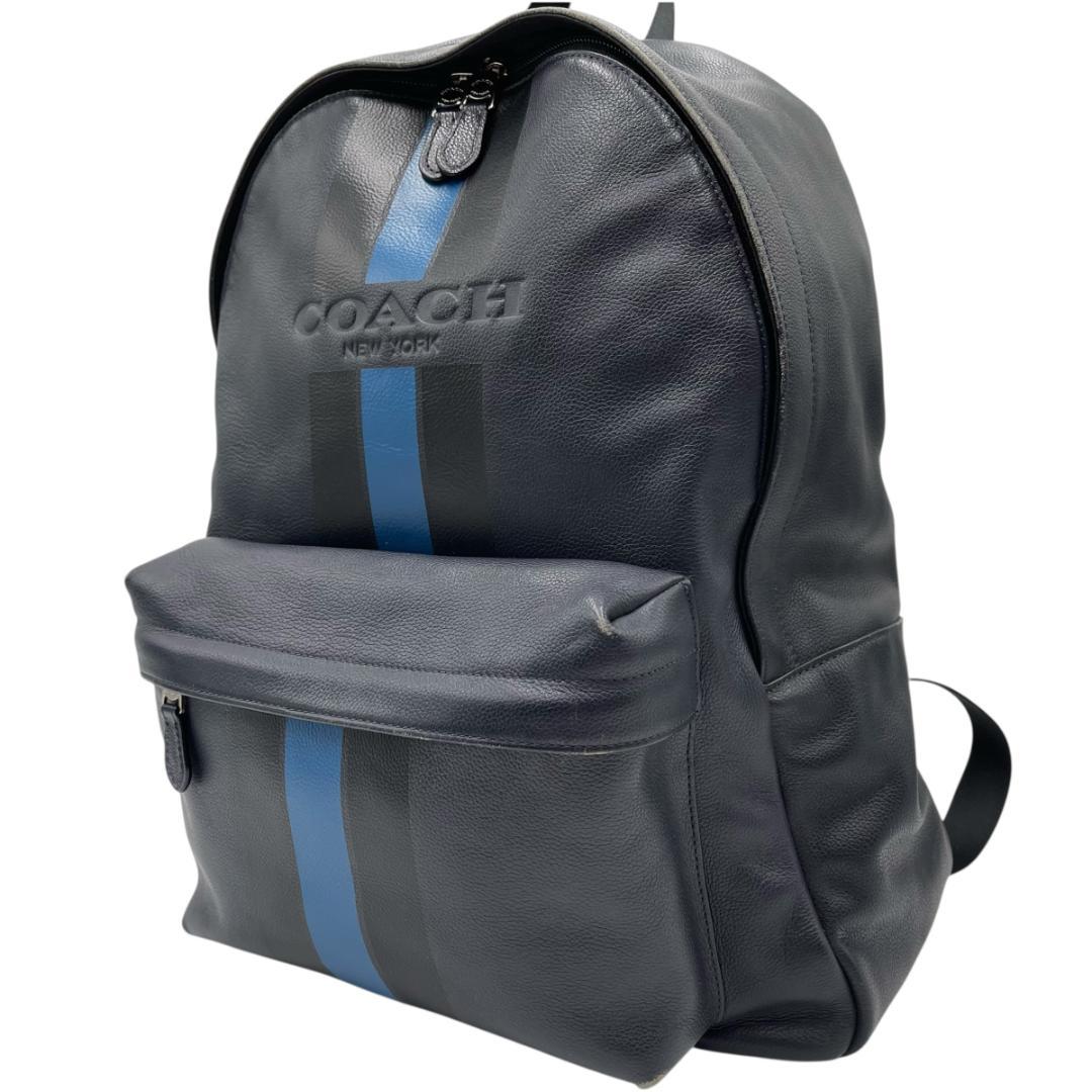 COACH F72237 レザー チャールズヴァーシティ バックパック リュック