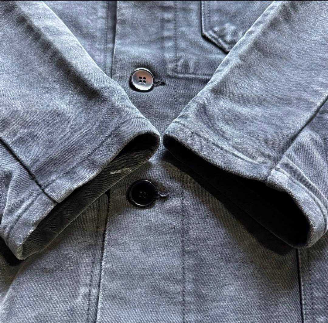 カ*ロ様 ブラックモールスキンジャケット 鬼フェード 80年代 ドイツ製