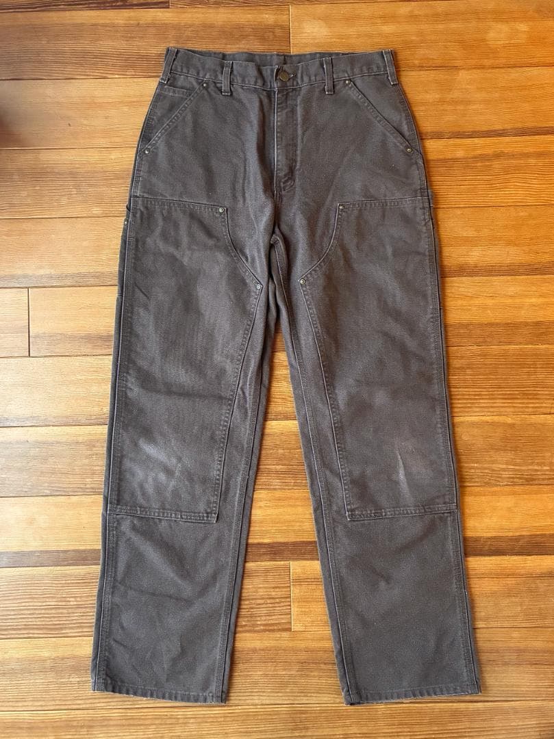 00s Carhartt B136 DKB ダブルニーダックパンツ W32L32