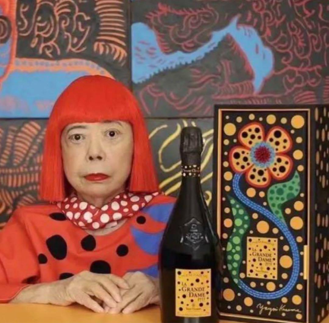 ヴーヴクリコ草間彌生シャンパン2012化粧箱付