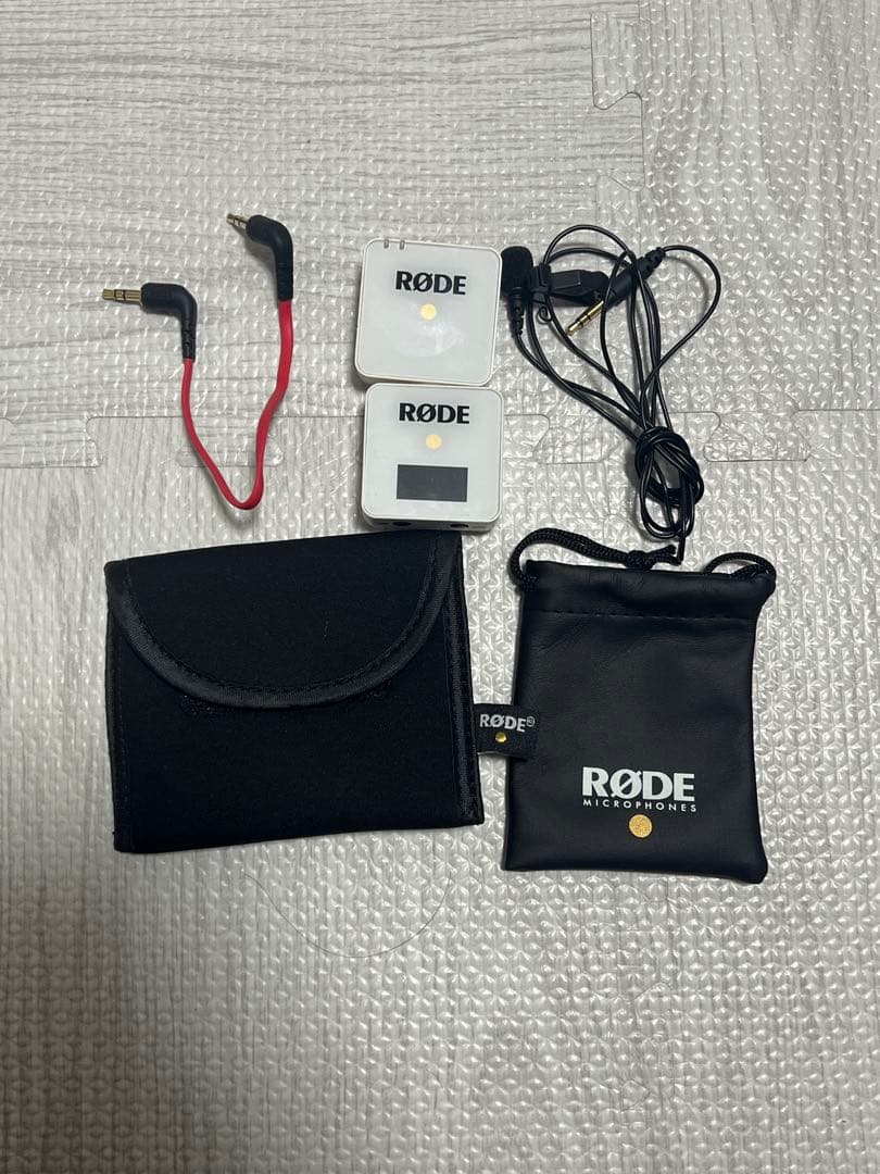 RODE Wireless GO white ラベリアマイク付き ピンマイク