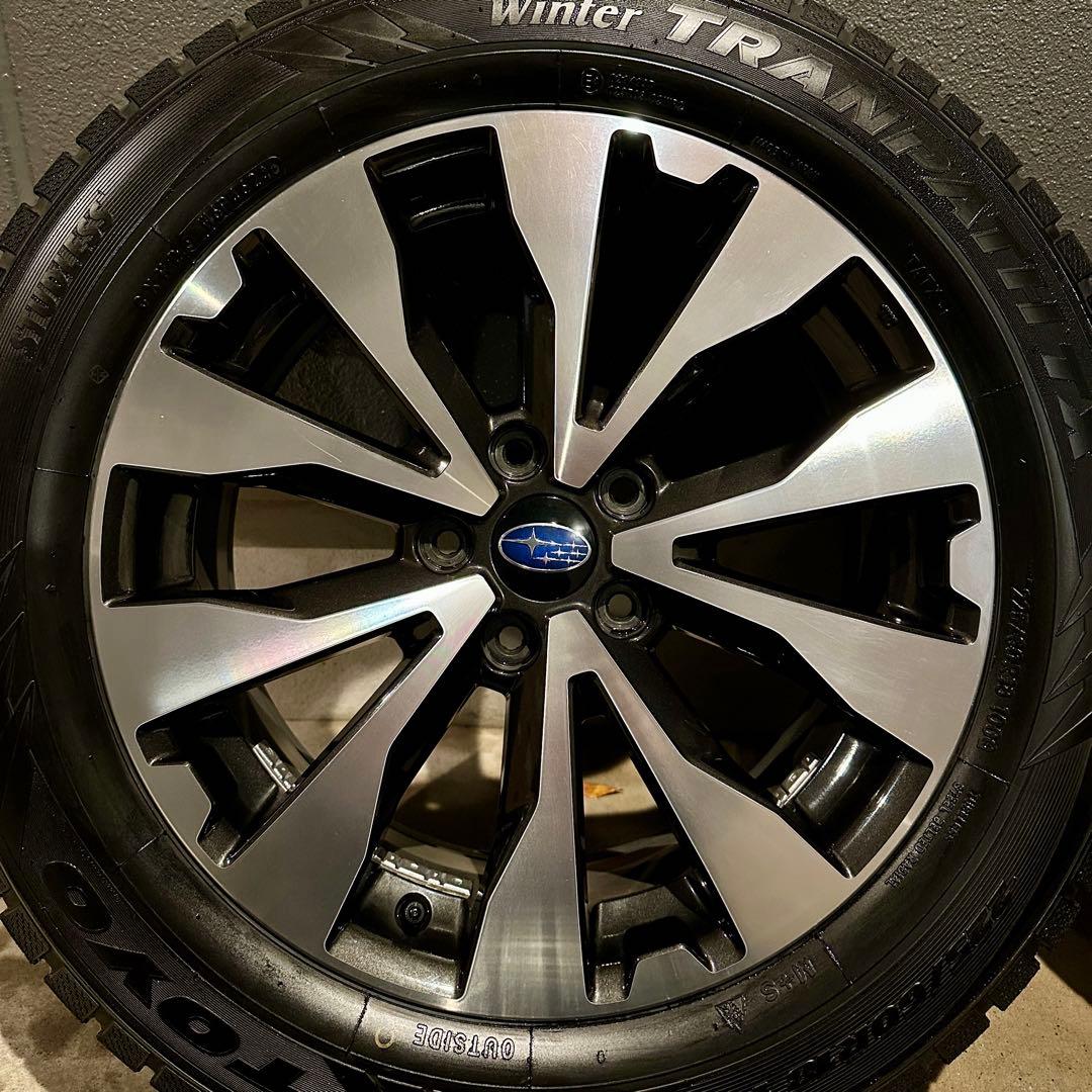 【最終値下げ】アウトバックBS9純正ホイール＆スタッドレス4本セット