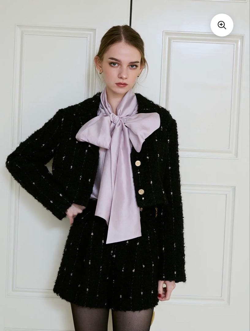 EIMY ISTOIRE キャンディーツイードショートパンツ