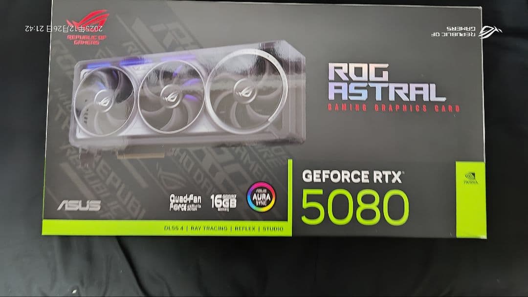 グラフィックボード・グラボ・ビデオカード ASUS ROG ASTRAL GeForce RTX 5080