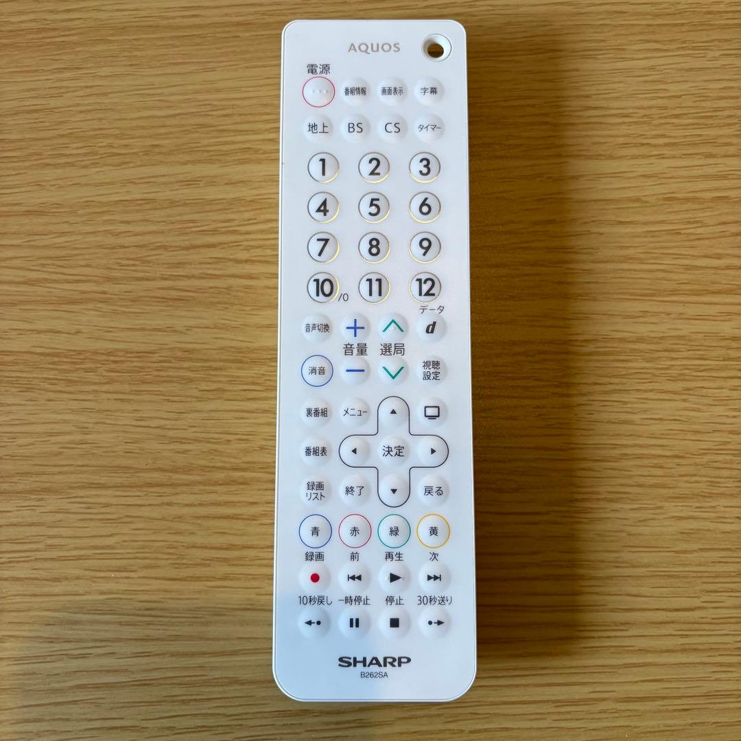 【美品】シャープ ポータブル液晶テレビ AQUOS ブラック 2T-C12AF