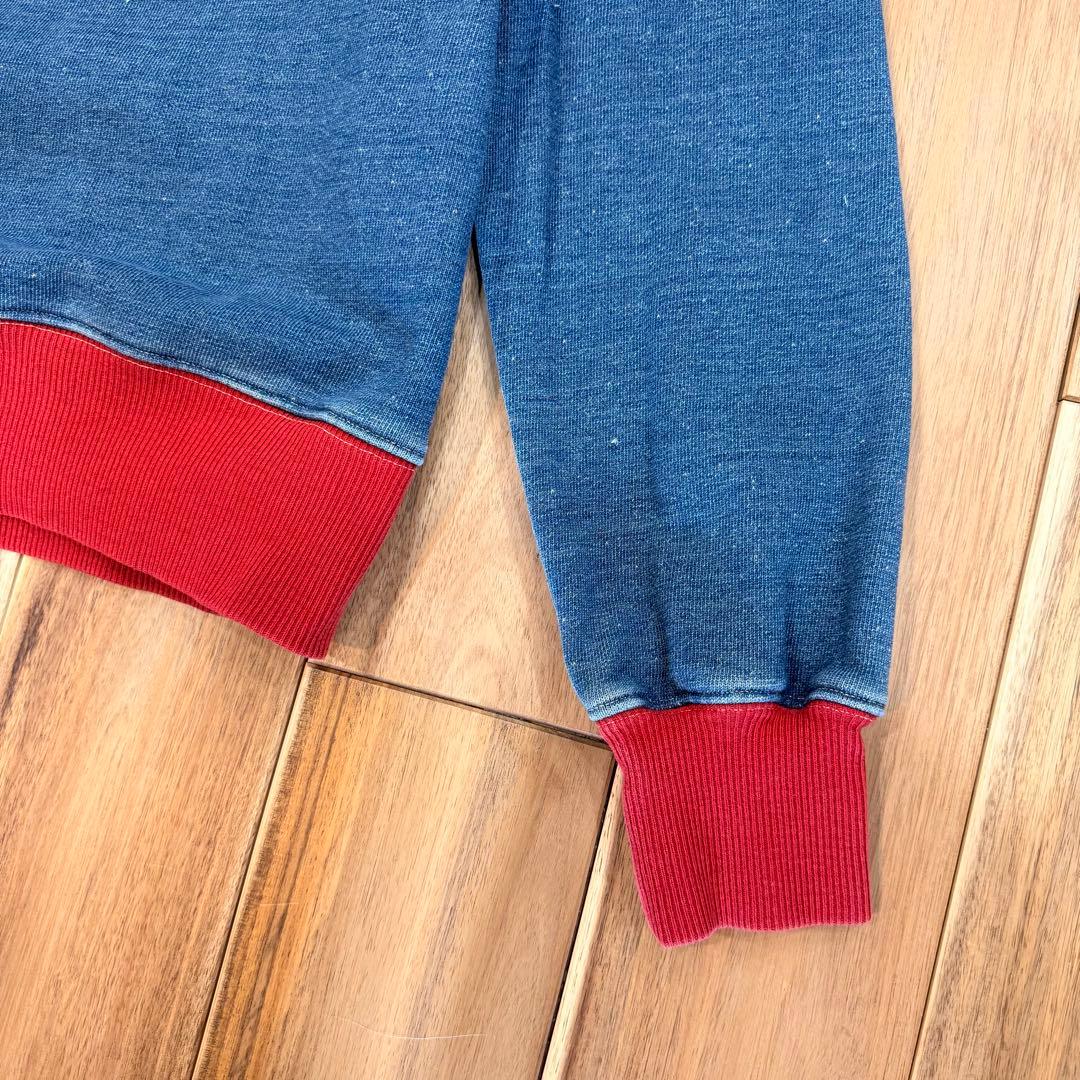 ア*ラ様 希少美品Kapitalキャピタル インディゴ染スウェットシャツ サイズ