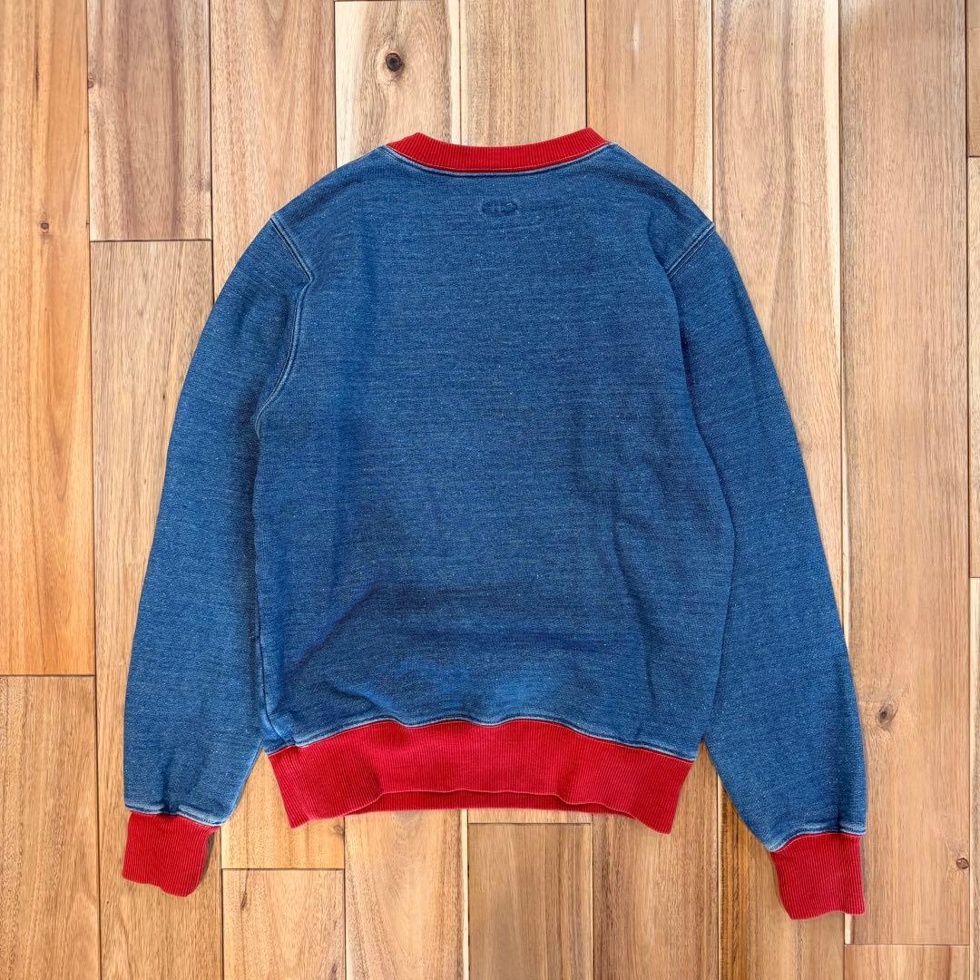ア*ラ様 希少美品Kapitalキャピタル インディゴ染スウェットシャツ サイズ