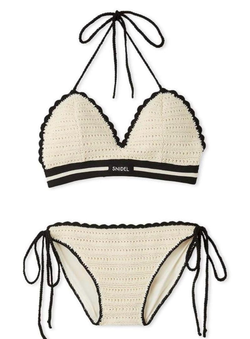 【最安値】SNIDEL スカラップエッジ ビキニ