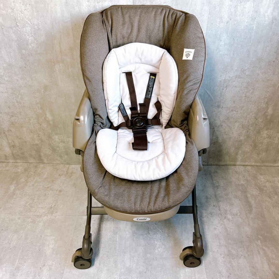 【美品】 combi ネムリラAT ハイローチェア オートスウィング
