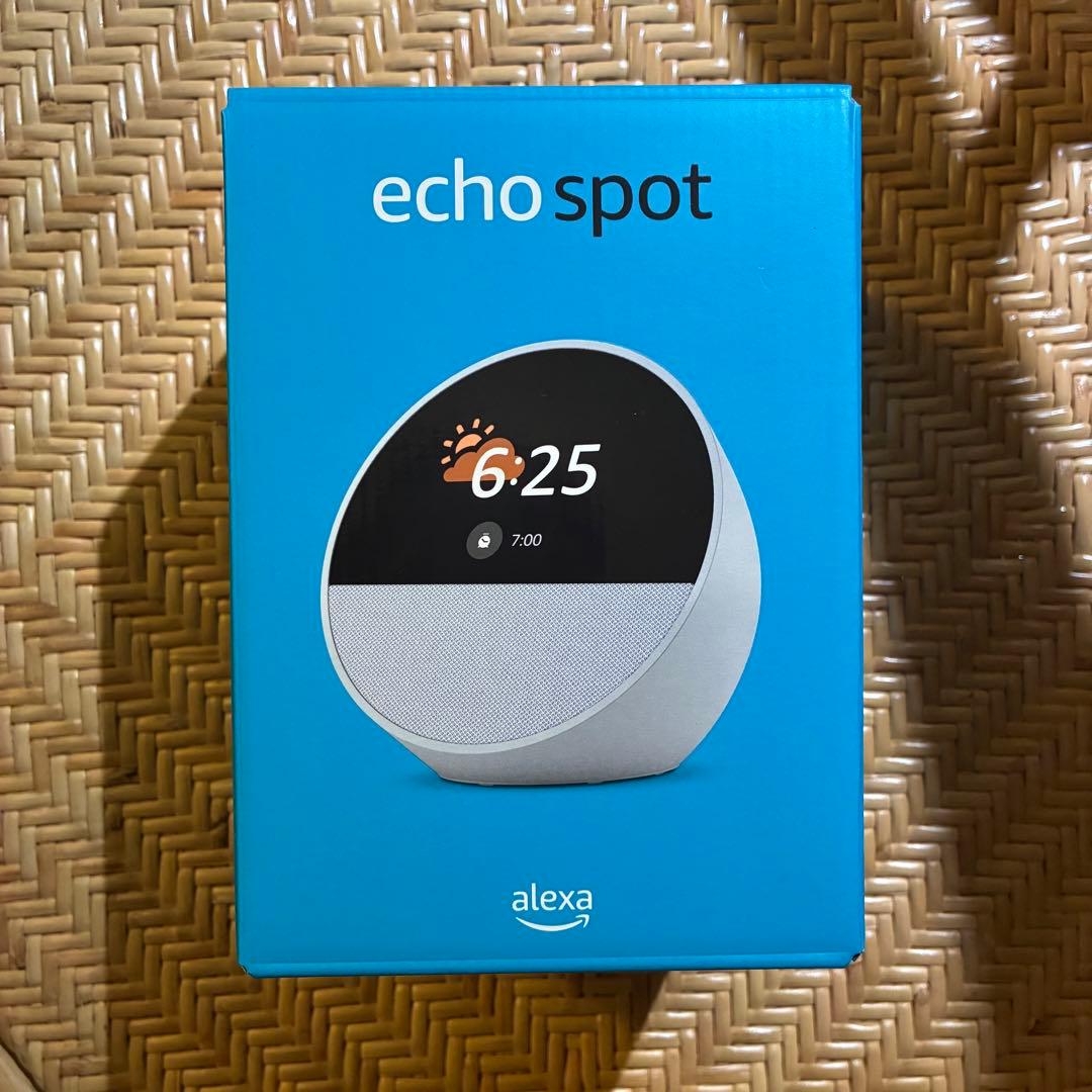 Amazon Echo Spot（2024年発売） - グレーシャーホワイト