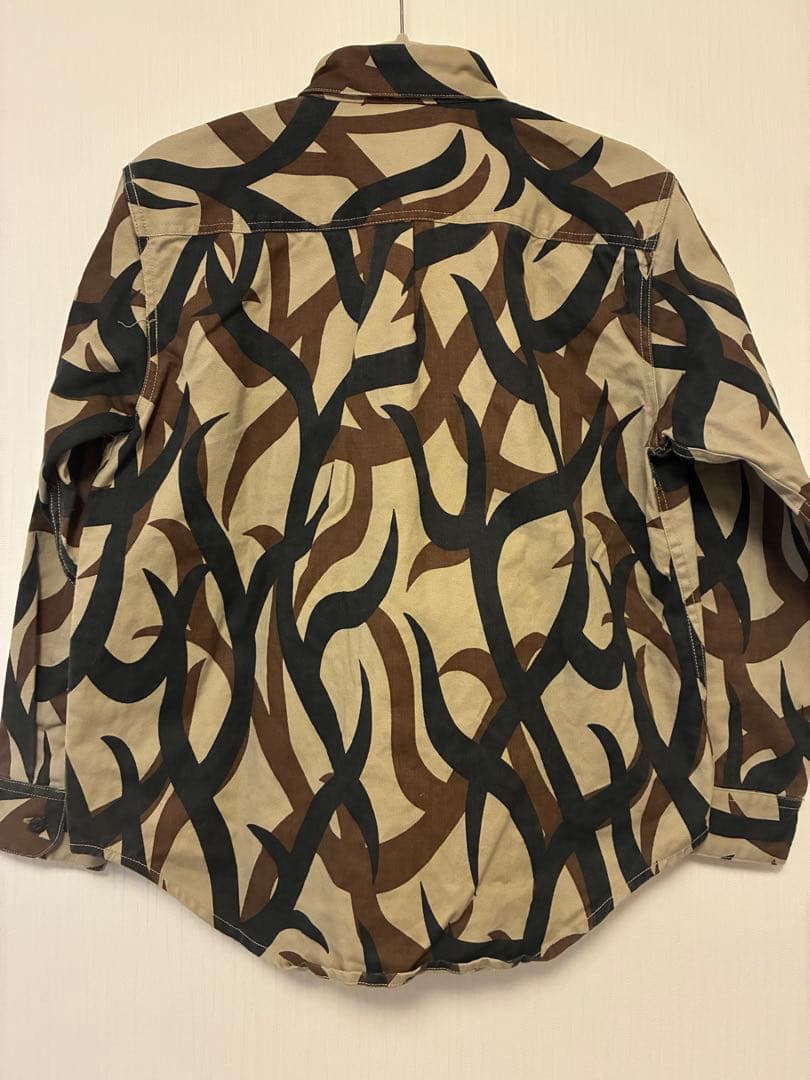 値下げ　美品　ASAT トライバルカモ シャツ XL ミリタリー　 古着