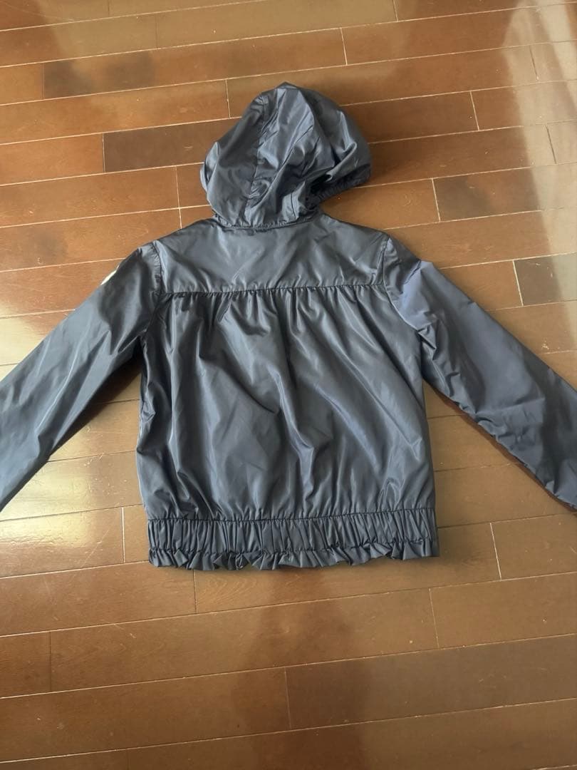 美品モンクレール⭐︎12A152㎝ネイビーナイロンブルゾン