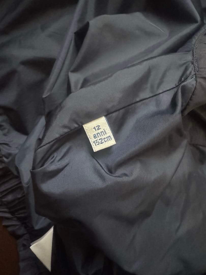 美品モンクレール⭐︎12A152㎝ネイビーナイロンブルゾン