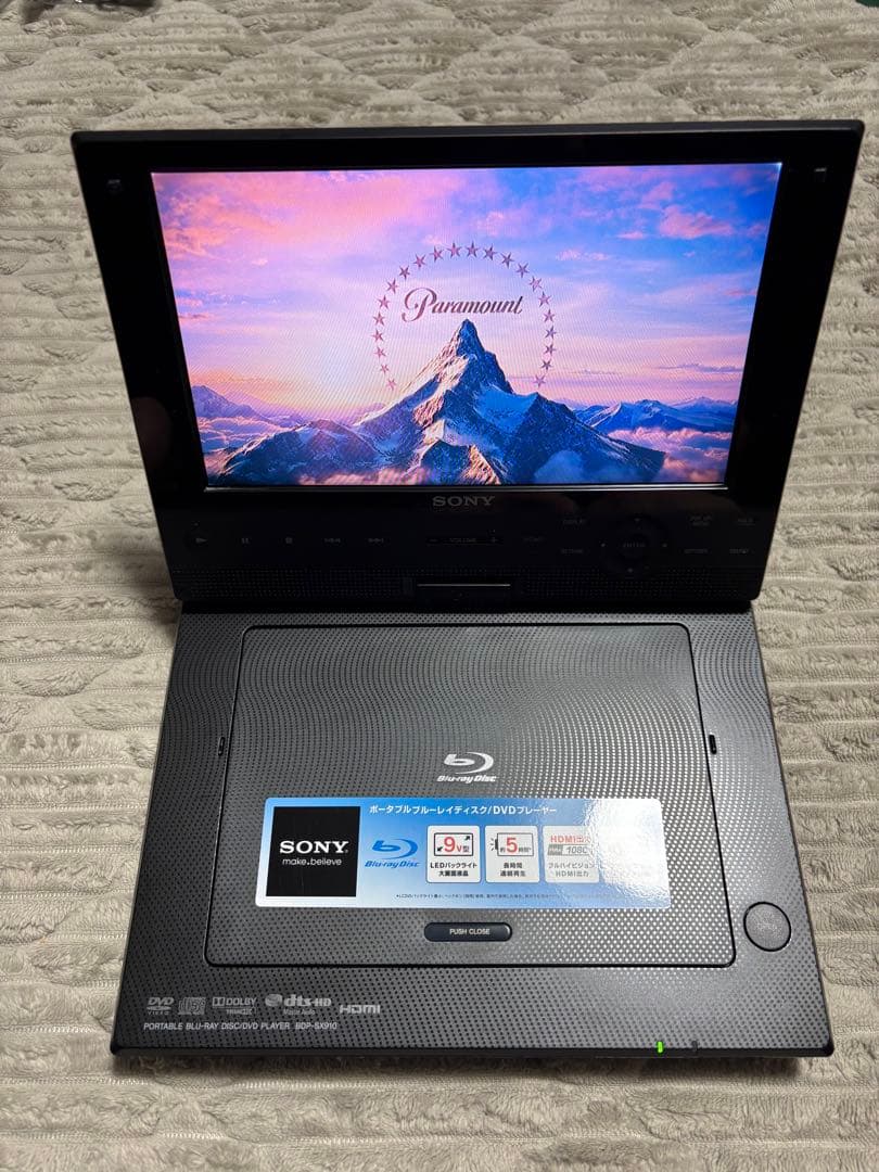 荻サン専用　美品　SONY BDP-SX910 ポータブルブルーレイプレイヤー