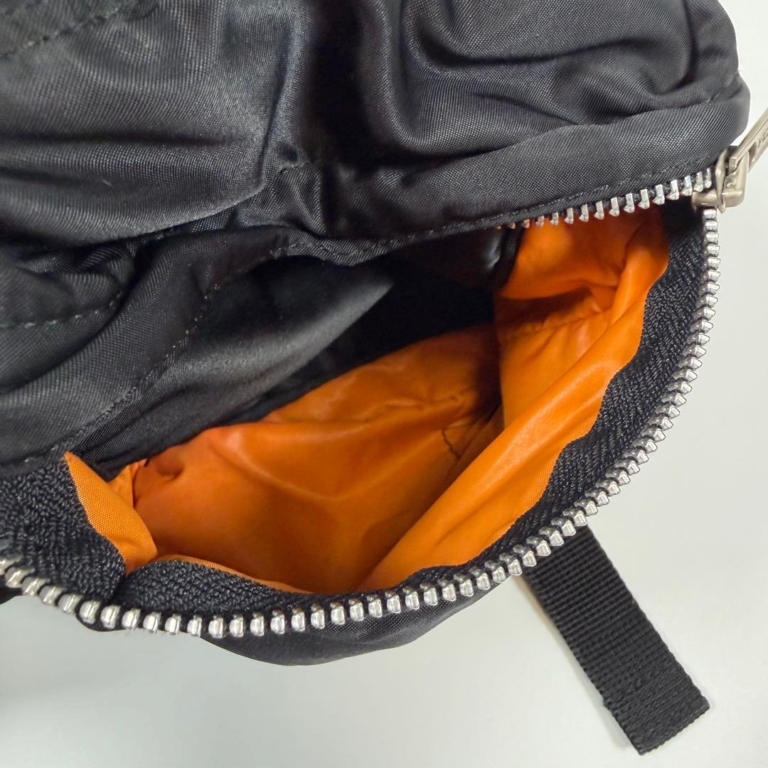 【美品】ポーター　リュック　バックパック　タンカー　ナイロン　巾着　ブラック