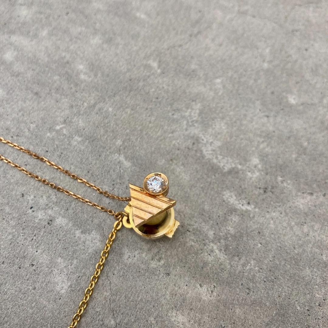 R*︎様 【美品】 ラペルピン K18 ゴールド