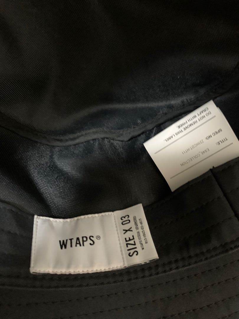 WTAPS ダブルタップス 23SS BUCKET HAT BLACK