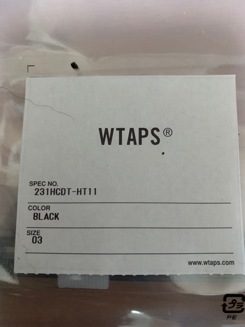WTAPS ダブルタップス 23SS BUCKET HAT BLACK
