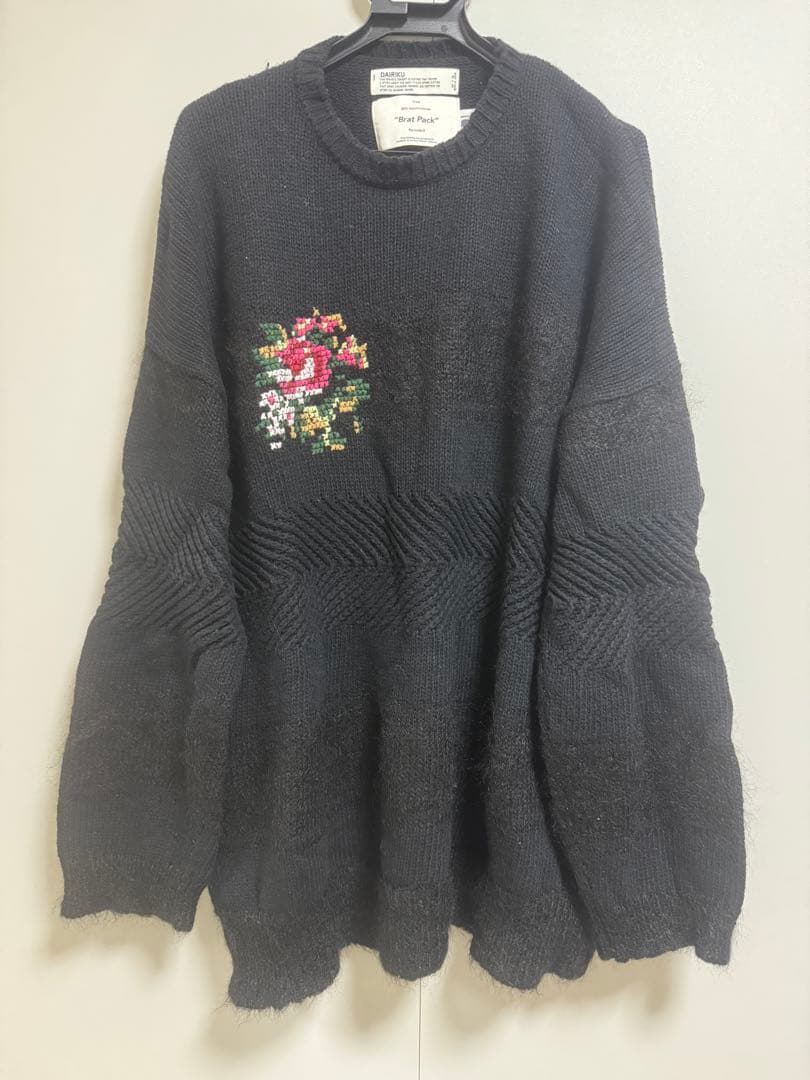 DAIRIKU Brat Pack ニットセーター 黒