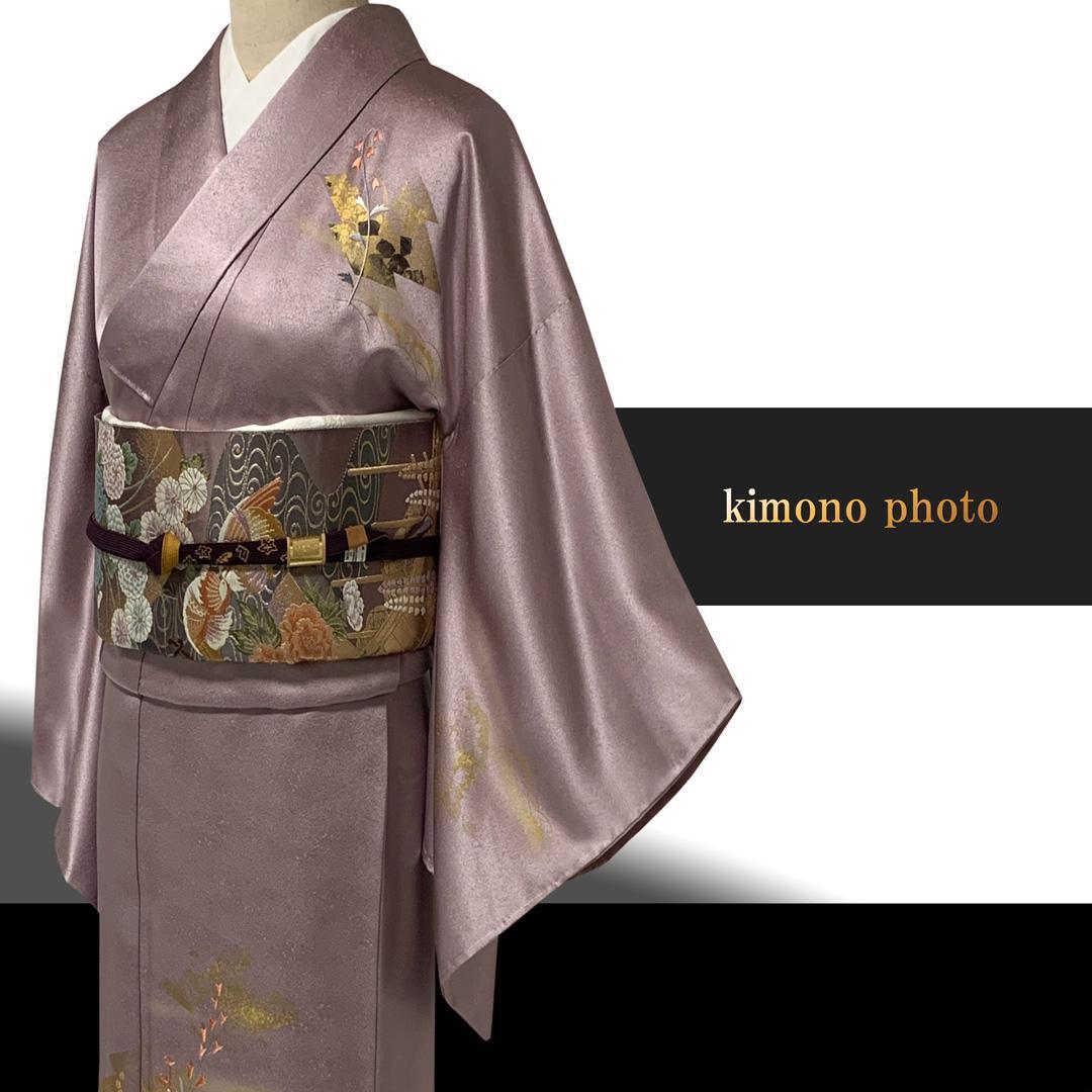 【新品、未使用】正絹【極上逸品】トールサイズ 金彩友禅 刺繍 訪問着フルセット