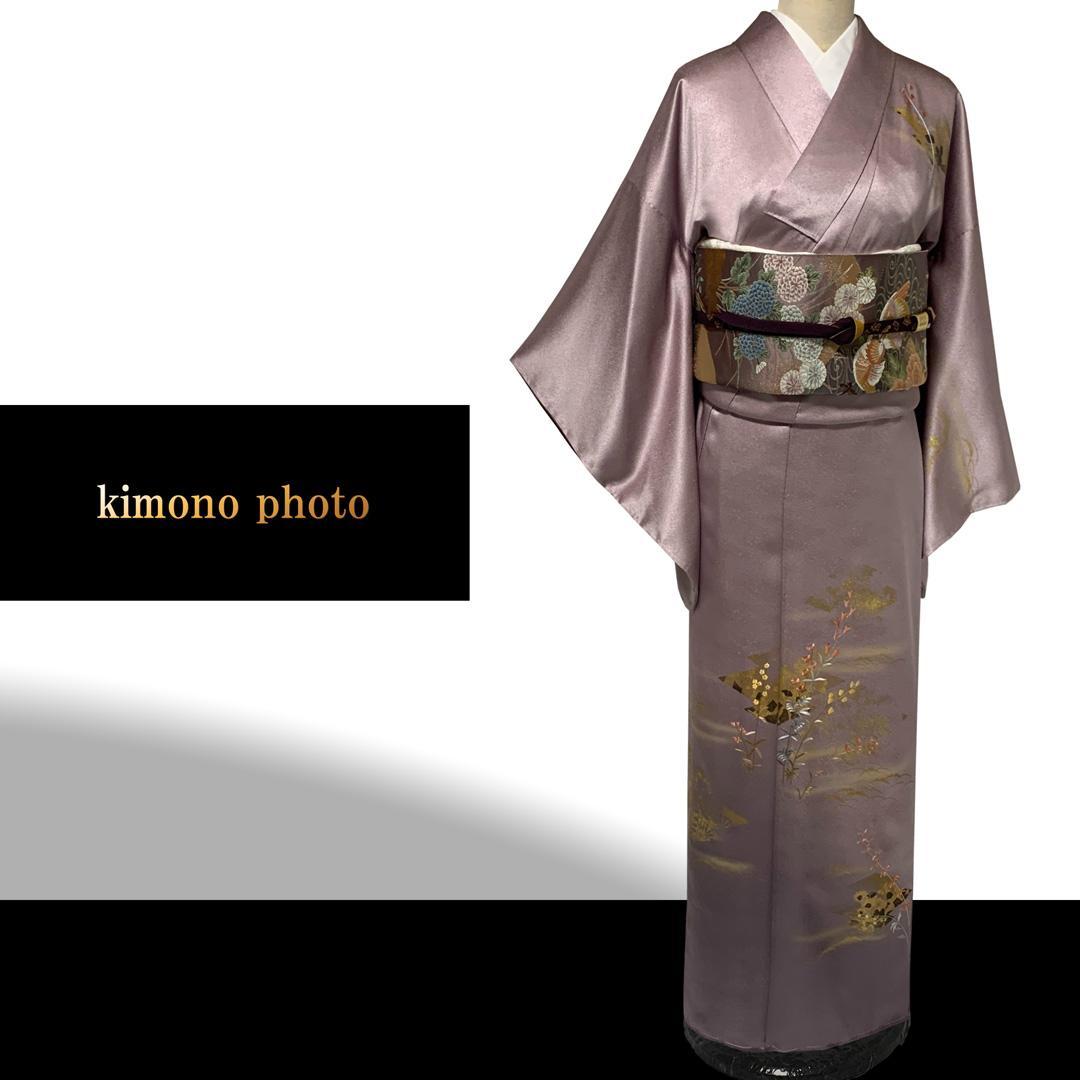 【新品、未使用】正絹【極上逸品】トールサイズ 金彩友禅 刺繍 訪問着フルセット