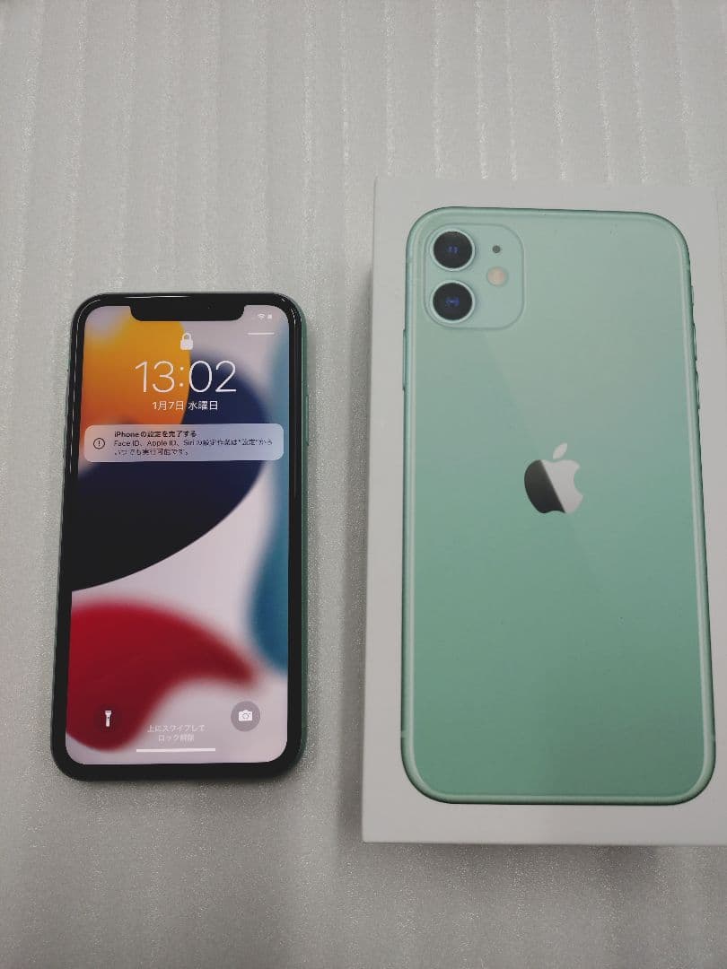 4-376 iPhone11 128GB　本体　バッテリー88% グリーン