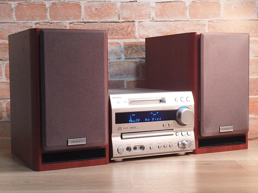 【美品】ONKYO FR-N7TX CD/MD/TUNER ミニコンポ