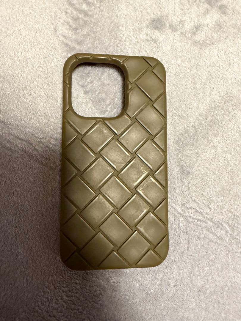 ボッテガヴェネタ　iPhoneケース　iPhone14pro カーキ