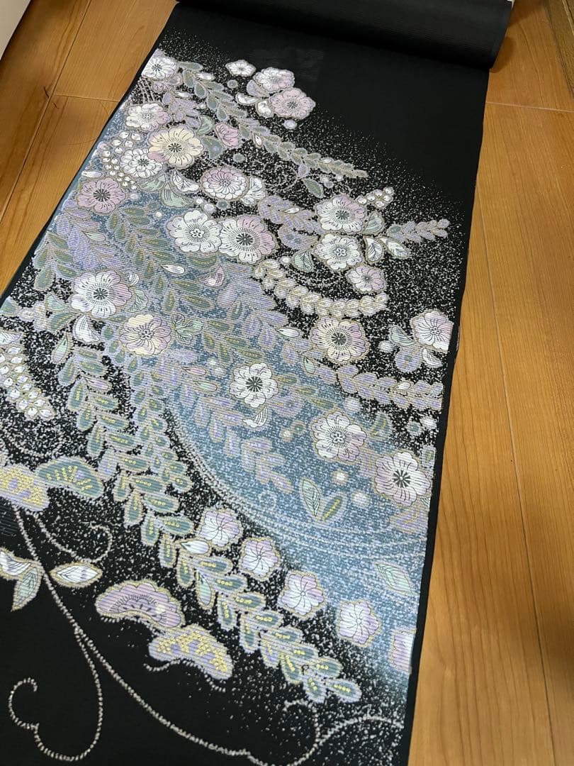 未仕立品 ポリエステル付下げ反物 夏物