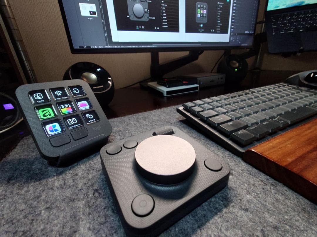 ロジクール MX クリエイティブ コンソール KXCCPG 左手デバイス キーm