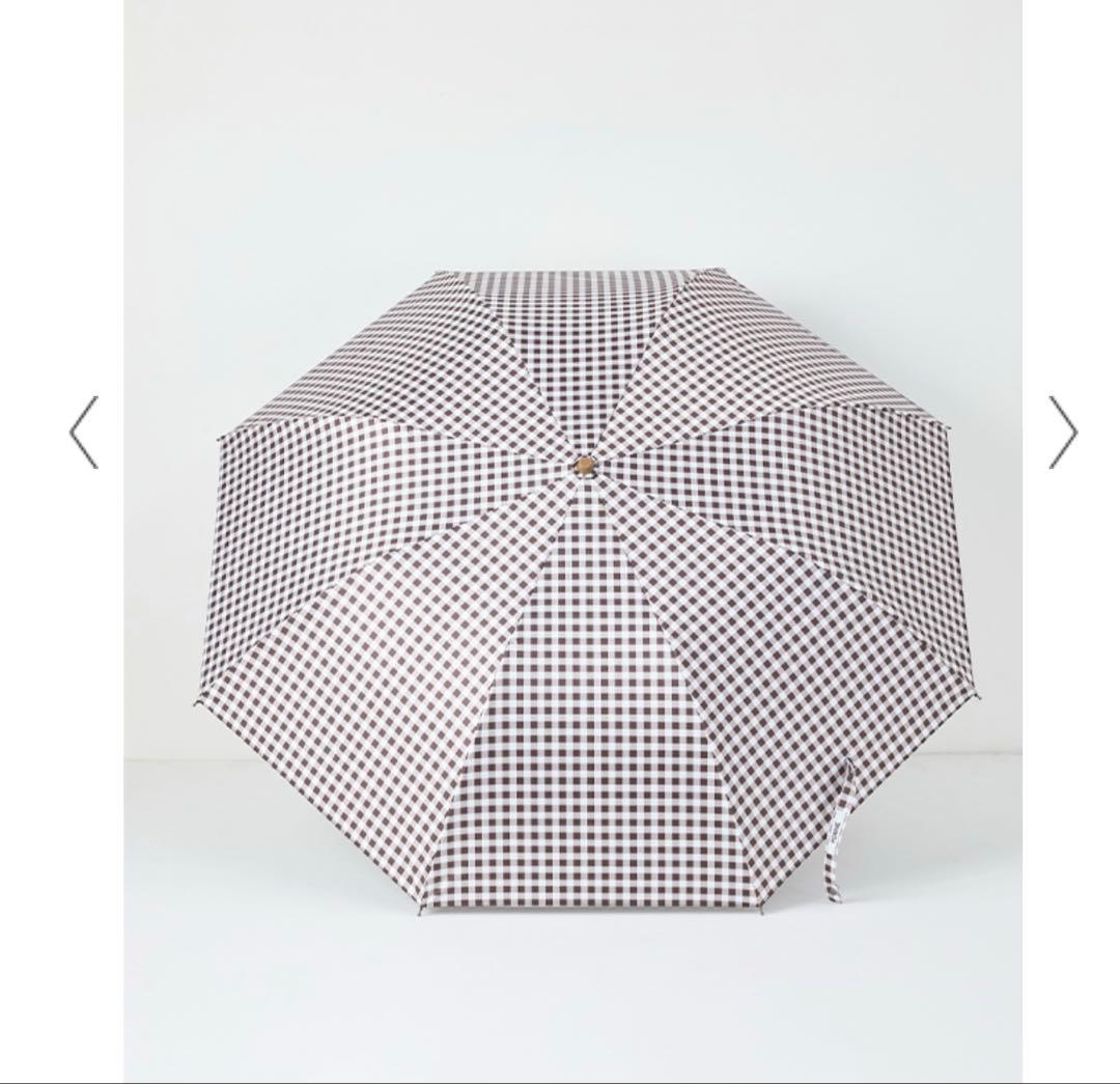 FORME チェック柄 折りたたみ傘ブラウンチェック★新品★ 東原亜希