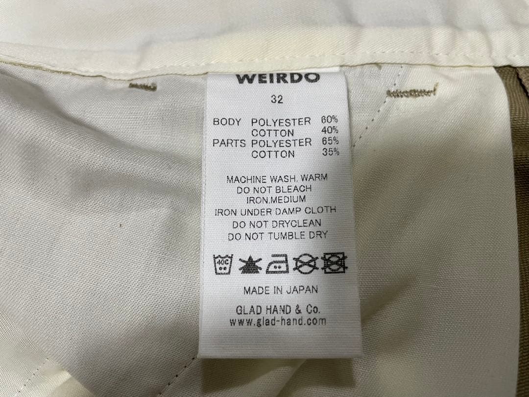 ウィアード/WEIRDO チノパン WIND UP